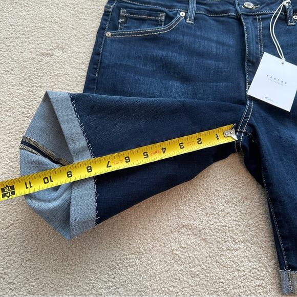 KanCan Women’s Mid Rise Bermuda Length Shirts 13/30 - Picture 2 of 5